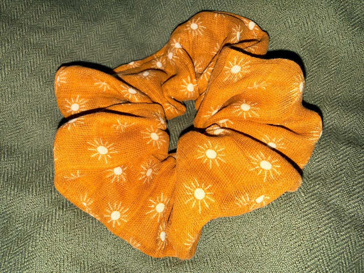Woven Fabric Hair Scrunchie